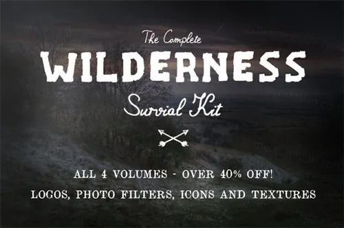 野外生存主题设计元素 The Complete Wilderness