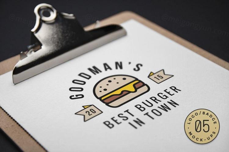 10有趣的LOGO模板 10 LogoBadge Mock Ups