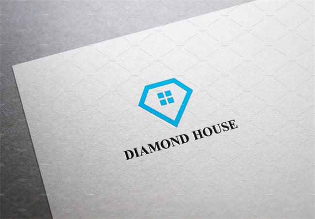 钻石图形LOGO Diamond House Logo