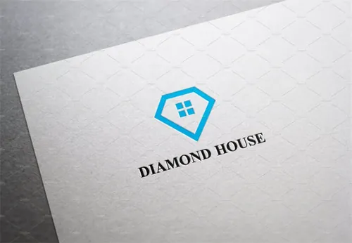 钻石图形LOGO Diamond House Logo