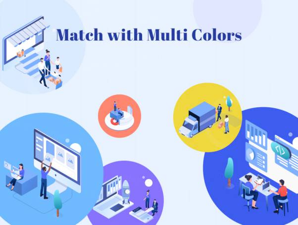 等距商业插图Isometric - Business Illustra