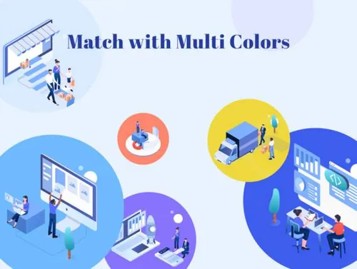 等距商业插图Isometric - Business Illustra