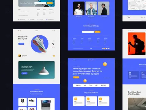 牛皮纸网用户界面工具包Kraft Web UI Kit