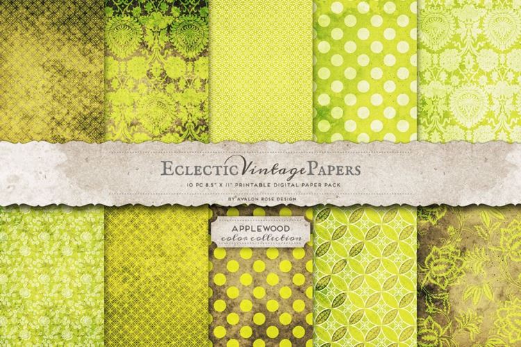 可印刷的纸张背景纹理 Printable Papers  Applewood