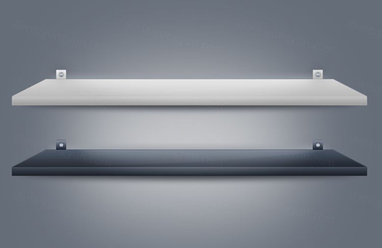 立体金属商品台架素材PSD模板免费下载 电商网站移动商城 Shelf