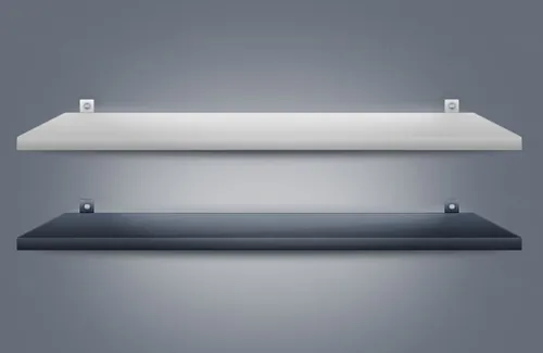 立体金属商品台架素材PSD模板免费下载 电商网站移动商城 Shelf