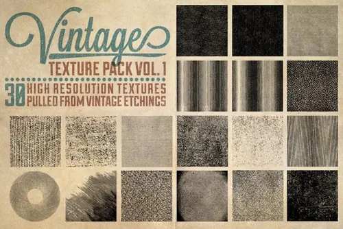 经典背景纹理包1 Vintage Texture Pack