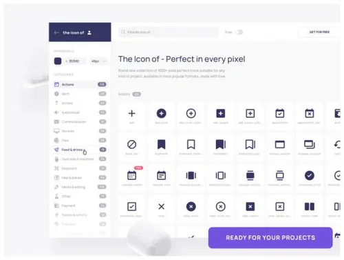 少见高端完美的APP常用图标素材包