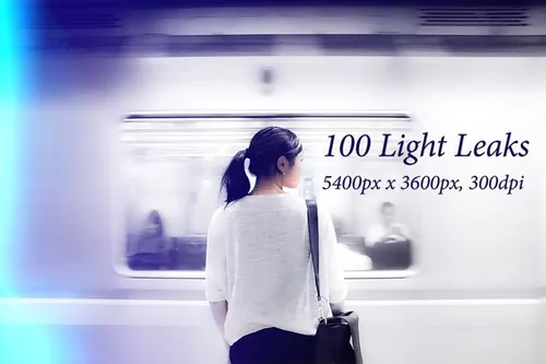 光线叠层背景 100 Light Leaks