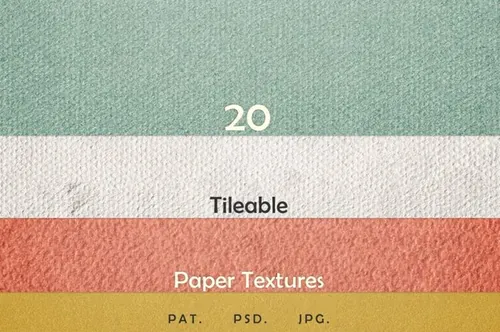 平铺肌理ps纹理 20 Tileable Paper Pho