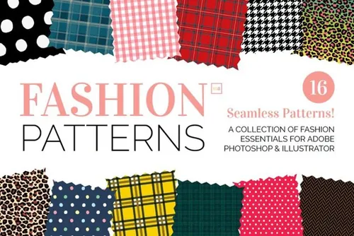 时尚无缝图案纹理 Seamless Fashion Patt