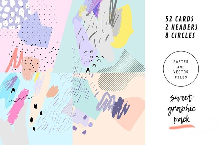 抽象糖果色背景纹理 Candy Colours