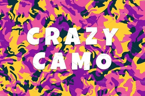热烈的迷彩纹理合集 Crazy Camo