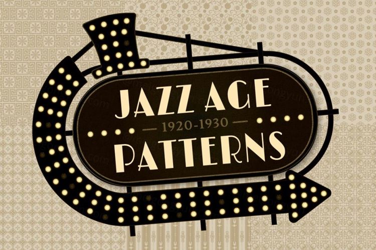 爵士时代装饰图案 Jazz Age Decorative