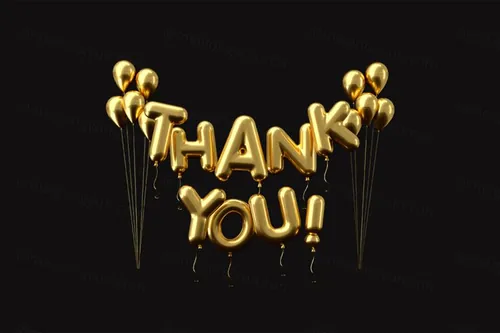 金色气球甜蜜浪漫的情人节三维3D立体卡通文字特效PSD模板