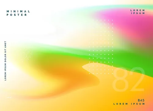彩色抽象风格流体矢量背景Colorful Gradient Mesh Fluid Background Design