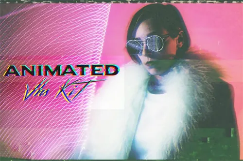 怀旧效果ps动作 Animated VHS Kit