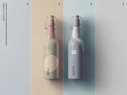碳酸饮料塑料瓶外包装模板 Matt Clamp Bottle Mockup