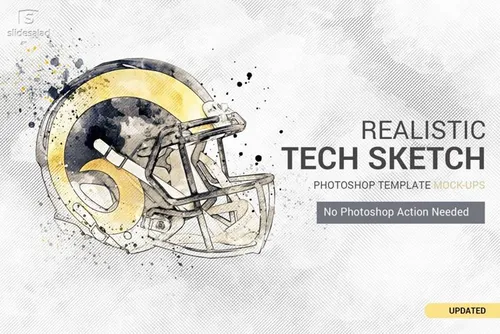 快速生成怀旧风格的photoshop图层样式Tech Ske