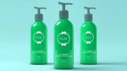 高质量按压瓶模型PSD贴图模板Cosmetic Dispensers Mockup