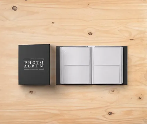 相册模型PSD模板Psd Photo Album Mockup Template