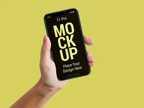 手持智能手机APP设计提案UI贴图样机PSD模板 Latest smart phone pro mockup