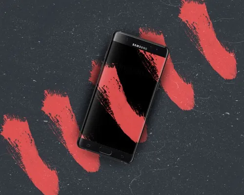 三星Note 7 Edge实体模型PSD贴图模板Samsung Note 7 Edge Mockup