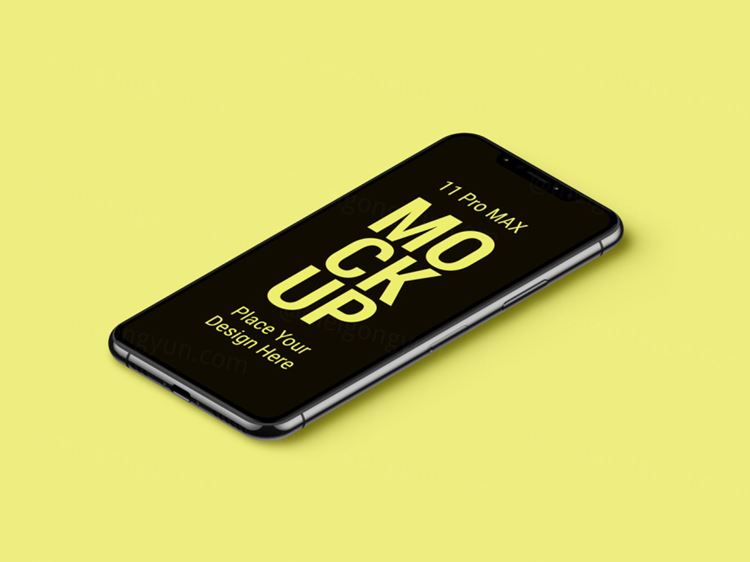 智能手机APP设计提案UI贴图样机PSD模板 Latest smart phone pro mockup