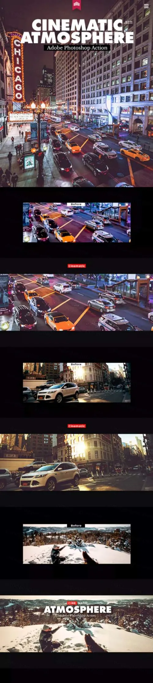 电影气氛专业效果ps动作下载Cinematic Atmosphere Action