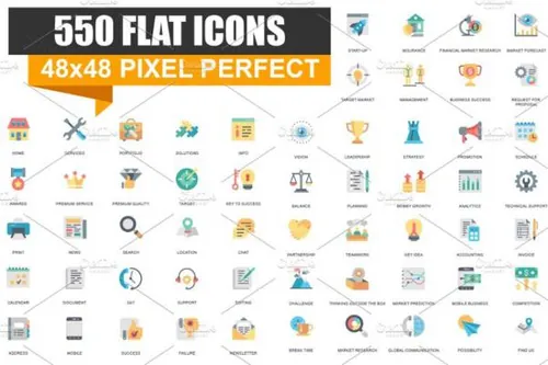 扁平风图标合集 Flat Icons Pack