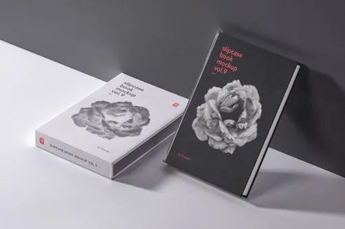 精装图书书套样机 Psd Slipcase Book Mockup Vol9