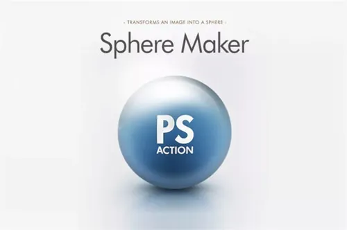 神奇的将图像融合进水晶球Sphere Maker Photoshop