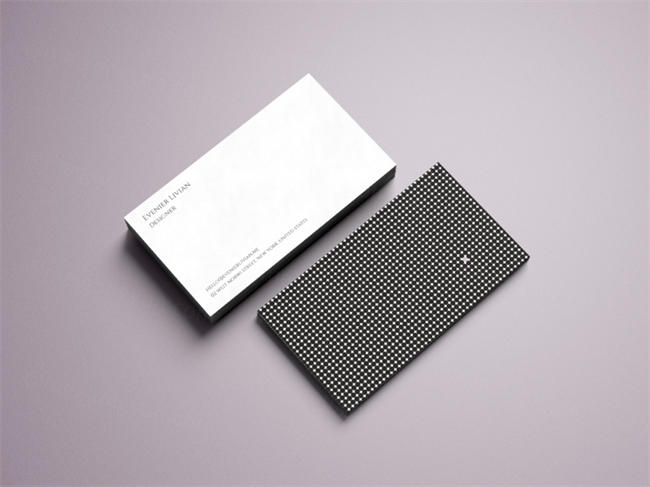 现代简洁名片模板PSD模板Clean Business Card Template