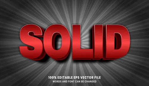 卡通漫画三维立体特效字体文本特效可编辑EPS矢量模板素材3d text style effect