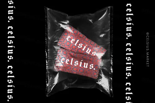 潮流充气泡沫缓冲袋泡泡袋样机PSD模板 PLASTIC BU