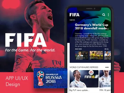 FIFA World Cup 2018世界杯概念App Concept