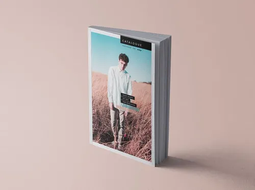 书籍封面贴图样机 PSD 模版 Catalogue Book Mockup