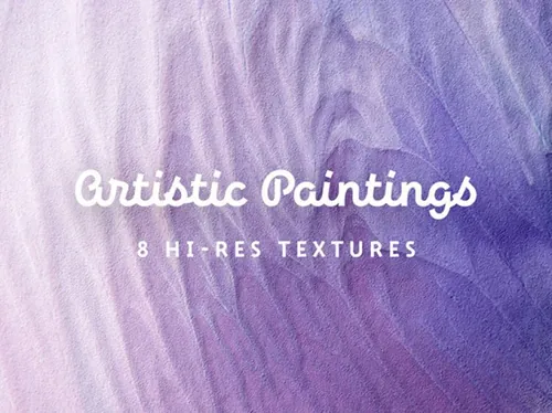 高清艺术粉彩纹理Artistic Painting Text