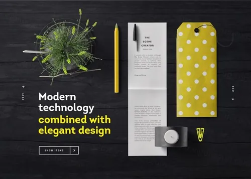 现代折叠信封场景提案样机模板 Folded Paper And Envelopes Mockup Top View