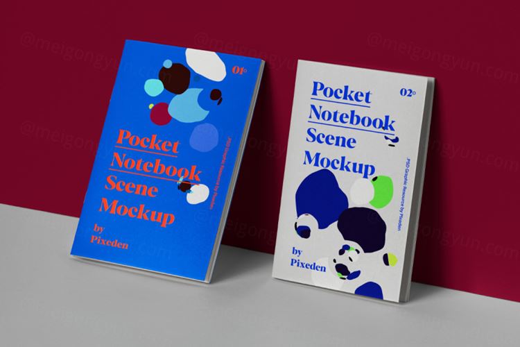 高质量旅行笔记本封面设计贴图场景展示样机模板 Travel