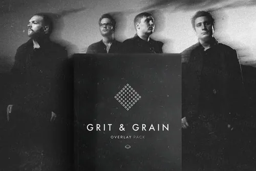 经典电影胶片质感复古做旧灰尘效果PS叠加层效果素材 Grit