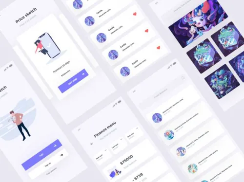干净整洁的UI工具包 Xd UI Kit