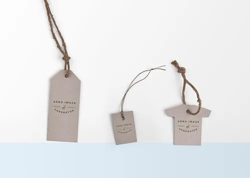 三款棉麻绳灰色系做旧智能VI贴图样机