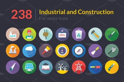 工业和建筑图标素材 238 Industrial and Constructio
