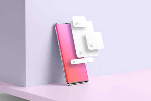 智能安卓手机APP界面设计提案样机模板 Mockup Design Template