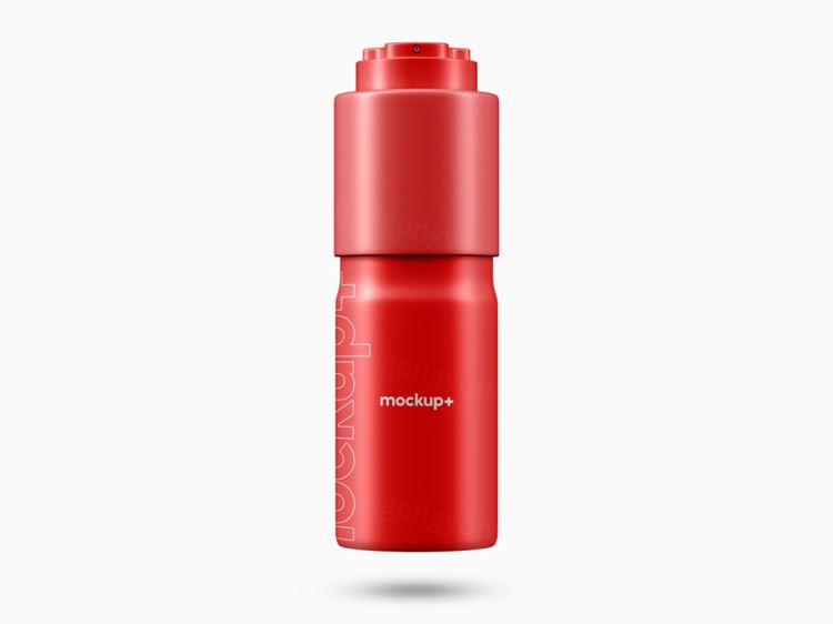 除臭喷雾瓶产品包装设计样机贴图PSD模板 Deodorant Spray Bottle Mockup