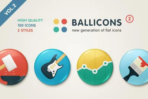原型图标素材 Ballicons 2