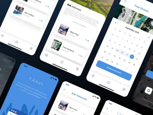 旅行用户界面工具包Travi Travel UI Kit