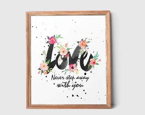 一款手绘花朵设计素材Watercolor Flower Wi