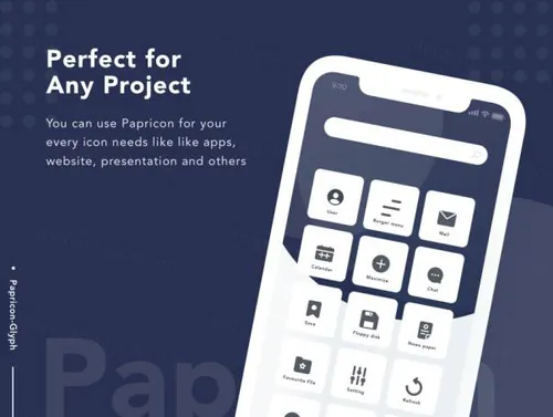UI基本元素UI Basic象形文字图标Element Paprico